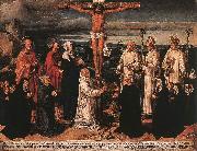 WOENSAM VON WORMS, Anton Christ on the Cross with Carthusian Saints oil painting artist
